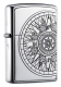 ZA-3-101B 羅盤航海圖(鏡面銀)防風打火機