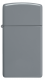 49527 #窄版水泥灰色(素面)防風打火機