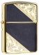 ZA-3-173A **尊爵花紋金(加厚版)防風打火機
