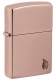 46401 玫瑰金雕刻火焰(加厚版)防風打火機