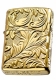 ZA-4-43B **尊爵環繞唐草金(加厚版)防風打火機