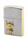 ZA-3-165A 愛心小熊(耀眼金)防風打火機