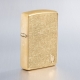 46398 金色黃銅雕刻火焰(加厚版)防風打火機