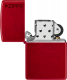 21063ZL 金屬蘋果紅色防風打火機