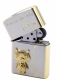 ZA-3-165A 愛心小熊(耀眼金)防風打火機