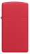 1633 窄版紅色啞漆(素面)防風打火機