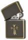 ZA-5-25A 復古金色十字架防風打火機