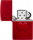 46588 鑄刻心形防風打火機