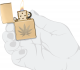 46560 金色大麻葉防風打火機